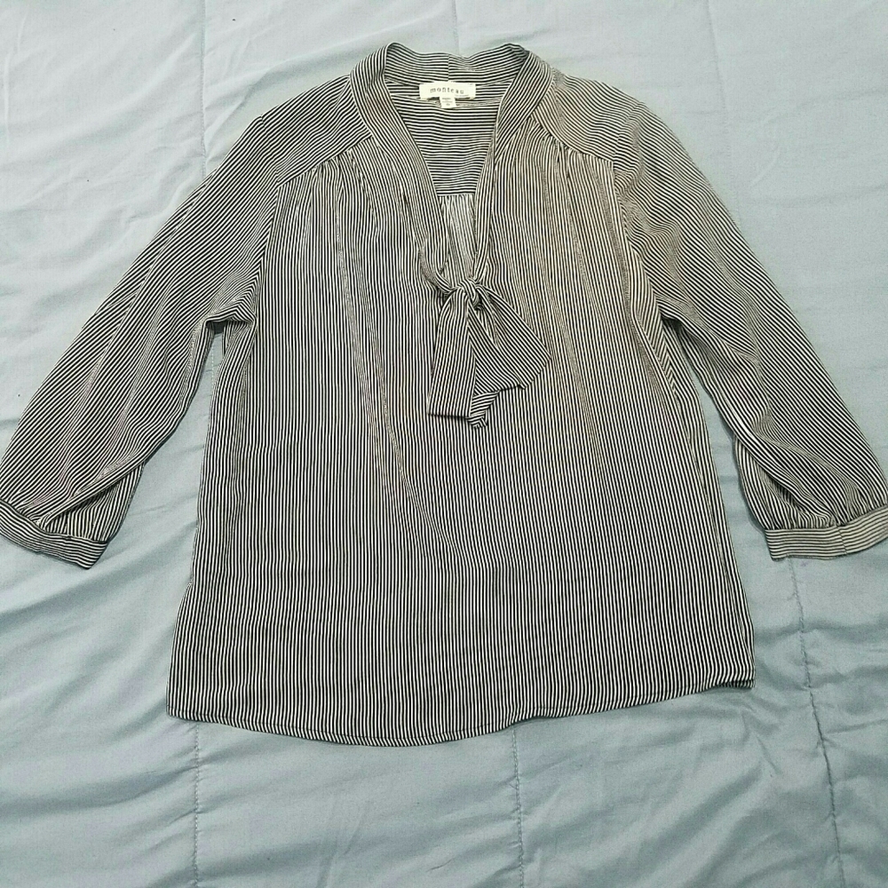 BLACK & WHITE BLOUSE